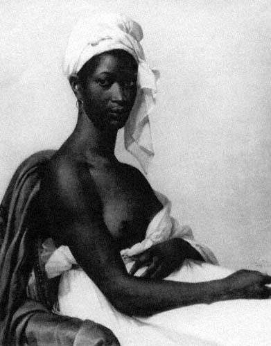 MaggieWilliamsHeadNegress @ content.cdlib.org
Painting by Marie-Guillemine Benoist.1800.